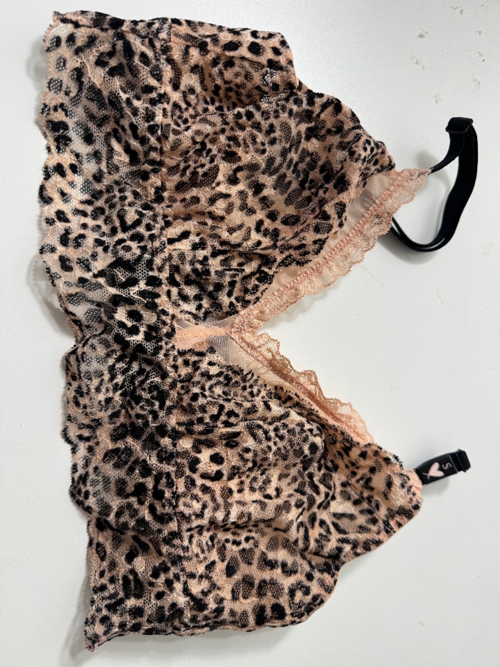 Victoria's Secret Leopard Lace Bralette NEW WITH TAGS size small